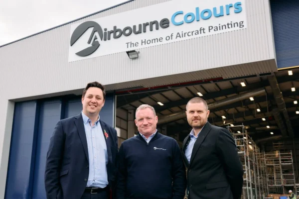 Aircraft painting firm Airbourne Colours has opened a second multi-million-pound aircraft painting facility at Teesside Airport, creating up to 40 new jobs as part of its ongoing expansion drive.