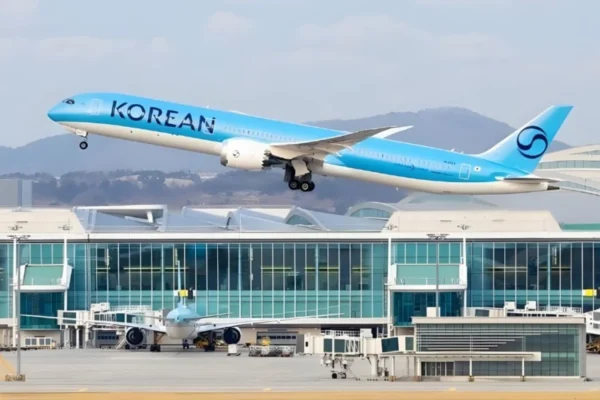 A Korean Air aircraft