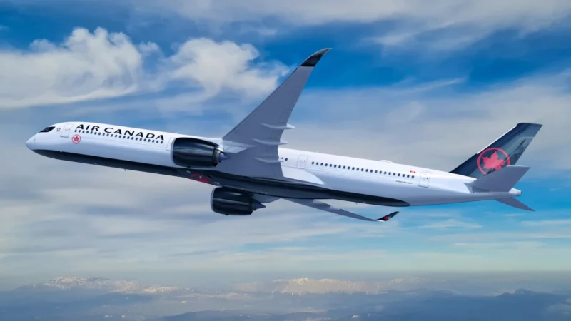 Air Canada Airbus A350-1000 widebody aircraft