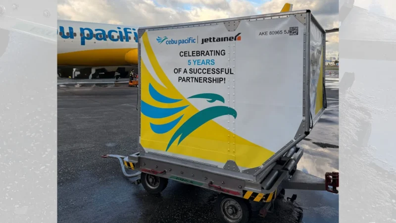 Cebu Pacific has renewed and expanded its partnership with Jettainer