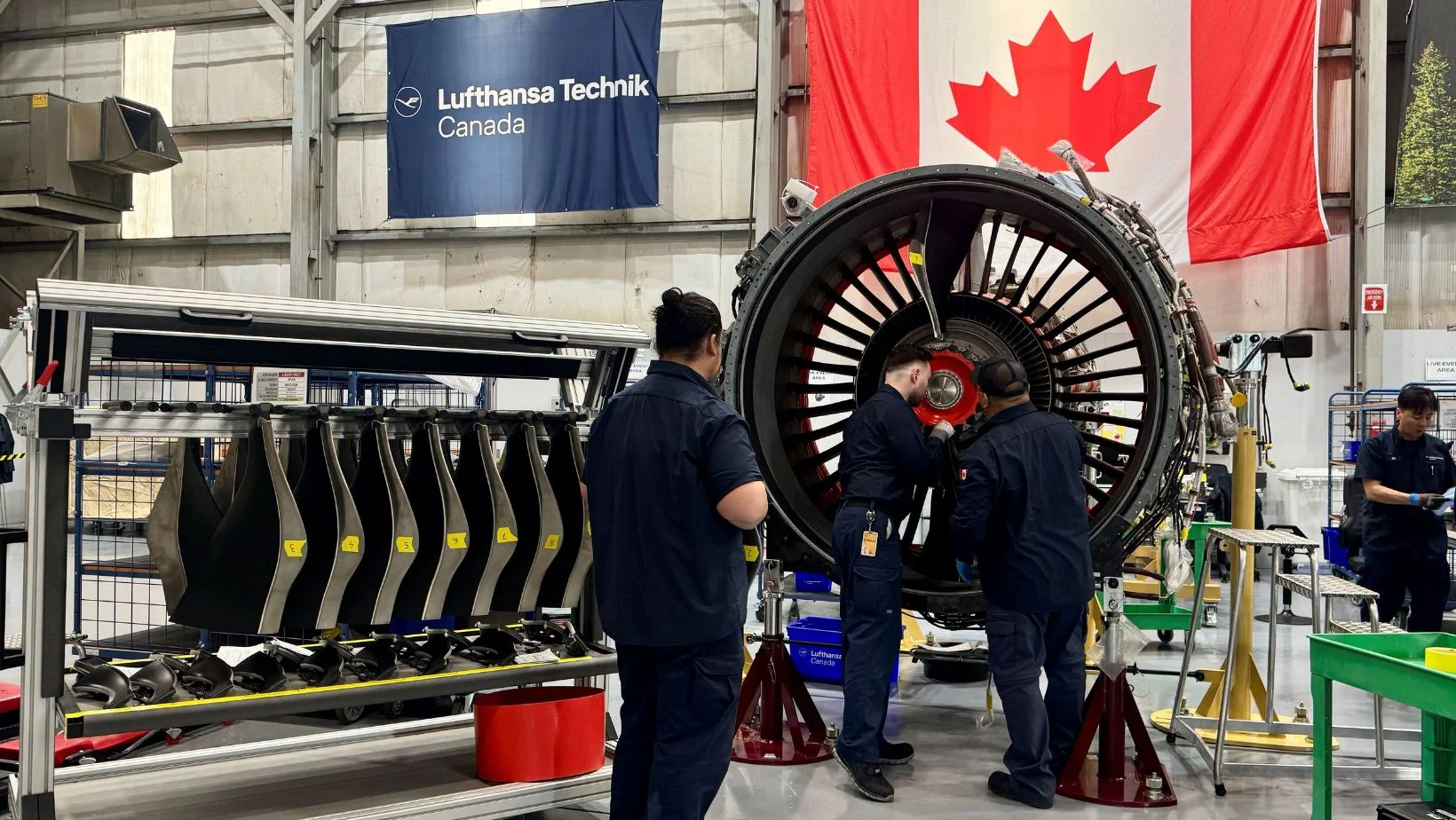 Lufthansa Technik Canada completes first live LEAP-1B engine event in Calgary