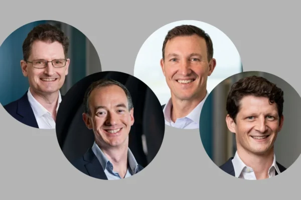(L-R) - Charles de Zoete, George Edmunds, Peter Murton, Tom Bellamy.