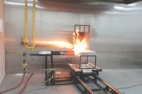 Testing flame retardant materials