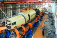 The SSJ100 production line. Photo - SCAC