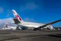 QATAR Airways takes delivery of three 777Fs simultaneously