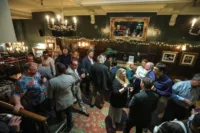 Real Response Media drinks reception at The Feathers.