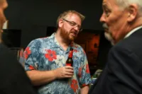 Real Response Media drinks reception at The Feathers.