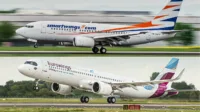 Codeshare between two European LCCs (Collage from Eurowings)