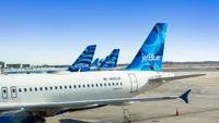 JetBlue aircraft parked at JFK. Credit: Kathy images/Adobe Stock