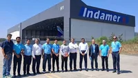 Indamer Technics team outside headquarters