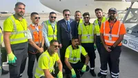 MASIL ramp team and PM of Iraq (Mohammed Shia' al-Sudani).