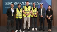 The Hacis team welcomed representatives of Flexport at SuperTerminal 1.