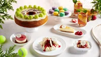 Wimbledon-inspired dishes will be served in every cabin on all flights between Dubai and the UK from June 29 to July 12. Credit: Emirates