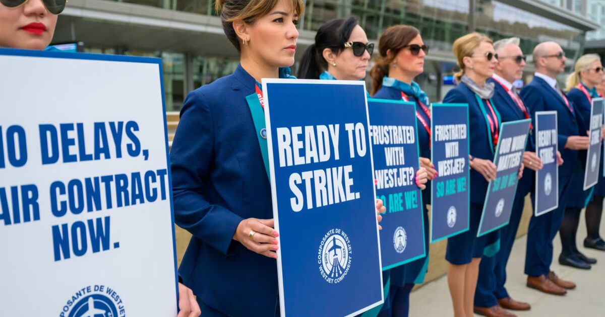 WestJet dispute enters critical phase as strike and lockout notices…