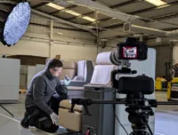 Promotional film under production (Credit: Thompson Aero Seating)