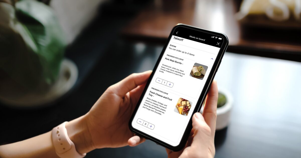 United expands meal pre-order service