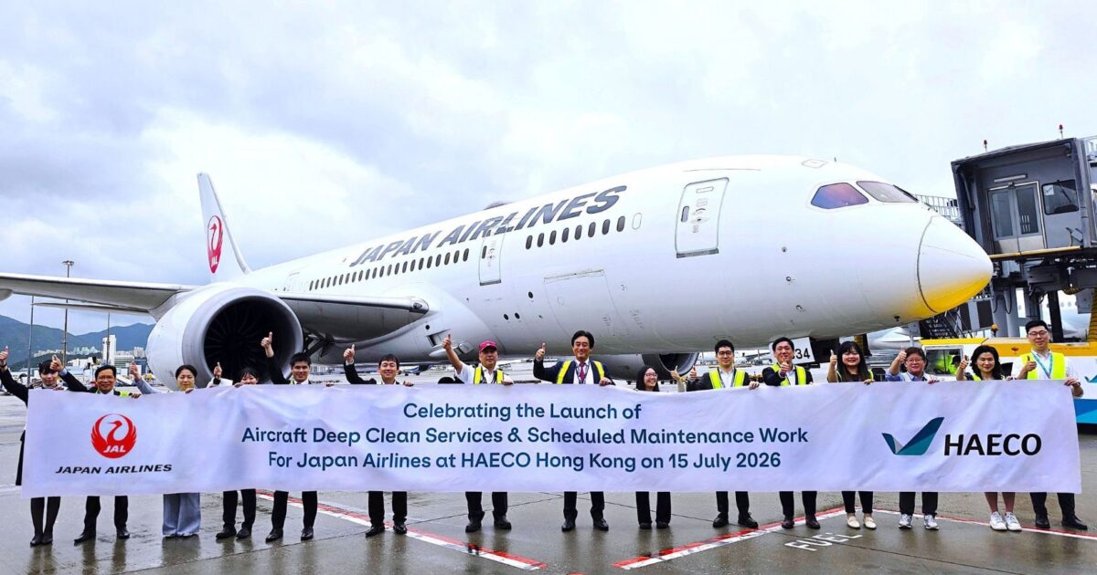 JAL extends Hong Kong line maintenance partnership with HAECO