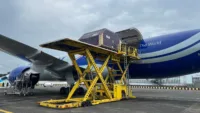 The flight was operated by National Airlines using their new B777F brokered through Golden Aviation